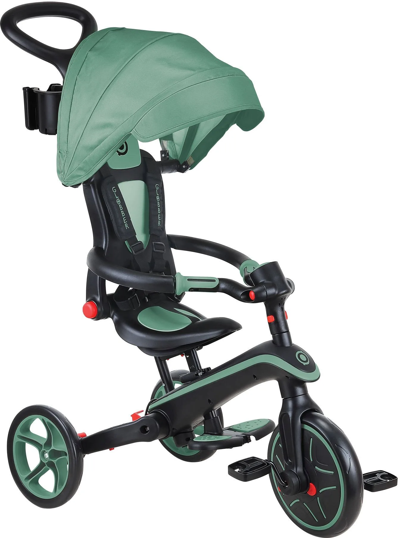 Globber_Τρίκυκλο_Trike_Explorer_Foldable_4_In_1_Olive__732-104___1_ Globber Τρίκυκλο Trike Explorer Foldable 4 In 1 Olive 732 104 1