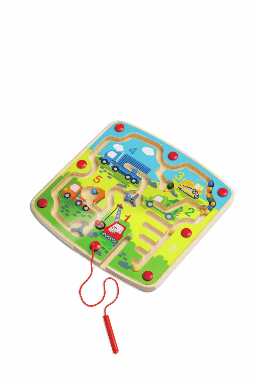 Hape Construction & Number Maze - Πίνακας Αριθμών Με Μαγνητικό Ραβδάκι - 1 Τεμ (E1713) (1)