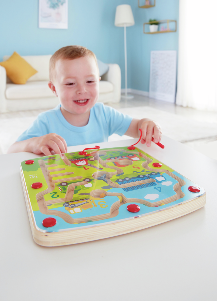 Hape Construction & Number Maze - Πίνακας Αριθμών Με Μαγνητικό Ραβδάκι - 1 Τεμ (E1713) (3)