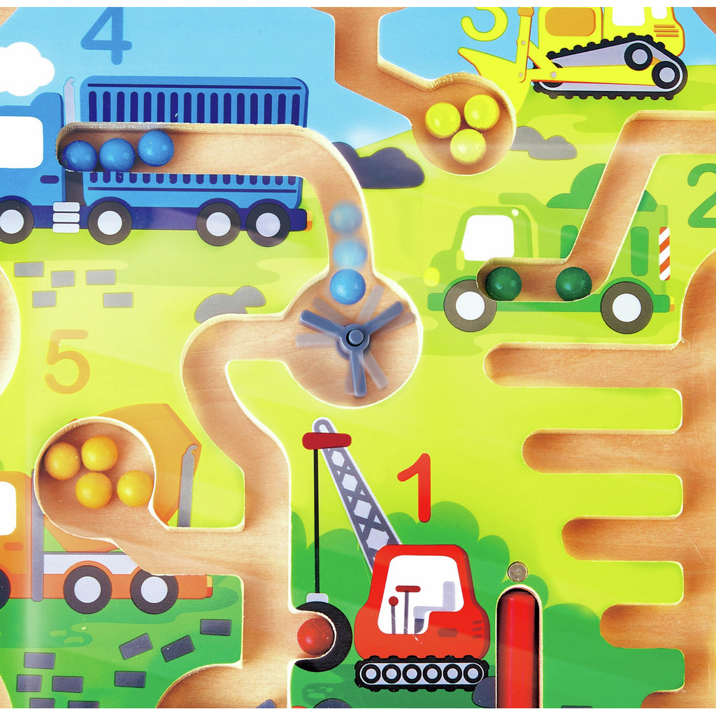 Hape Construction & Number Maze - Πίνακας Αριθμών Με Μαγνητικό Ραβδάκι - 1 Τεμ (E1713) (6)