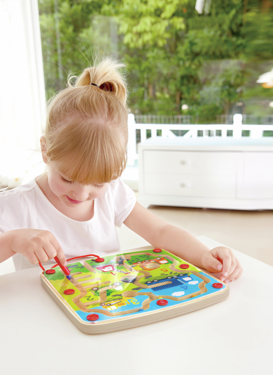 Hape Construction & Number Maze - Πίνακας Αριθμών Με Μαγνητικό Ραβδάκι - 1 Τεμ (E1713) (7)