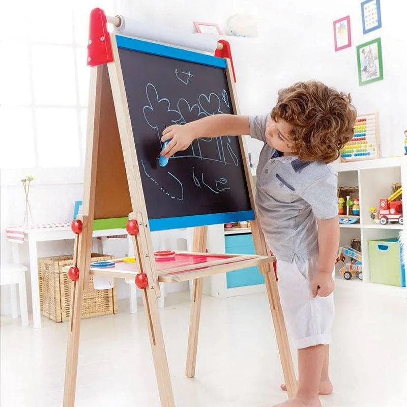 Hape All in 1 Easel E1010 Πίνακας Καλλιτεχνίας Ρυθμιζόμενος Σε Ύψος Με Δύο Επιφάνεις Αξεσουάρ 5Τεμ 15 jpgel
