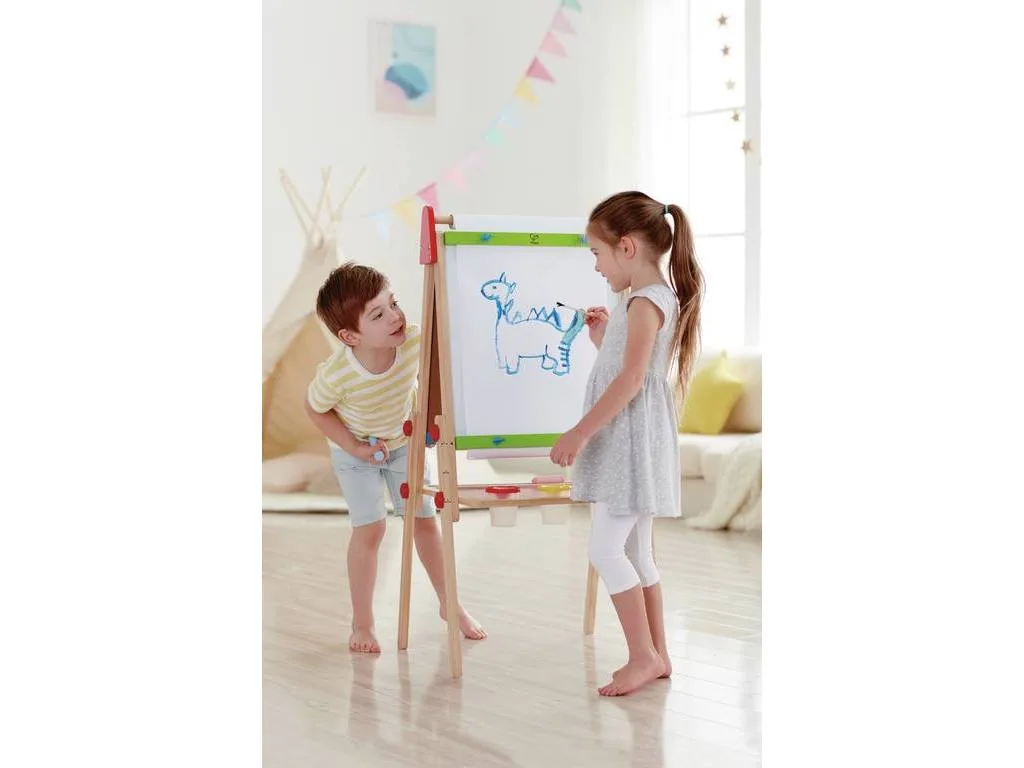 Hape All in 1 Easel E1010 Πίνακας Καλλιτεχνίας Ρυθμιζόμενος Σε Ύψος Με Δύο Επιφάνεις Αξεσουάρ 5Τεμ 5 jpgel