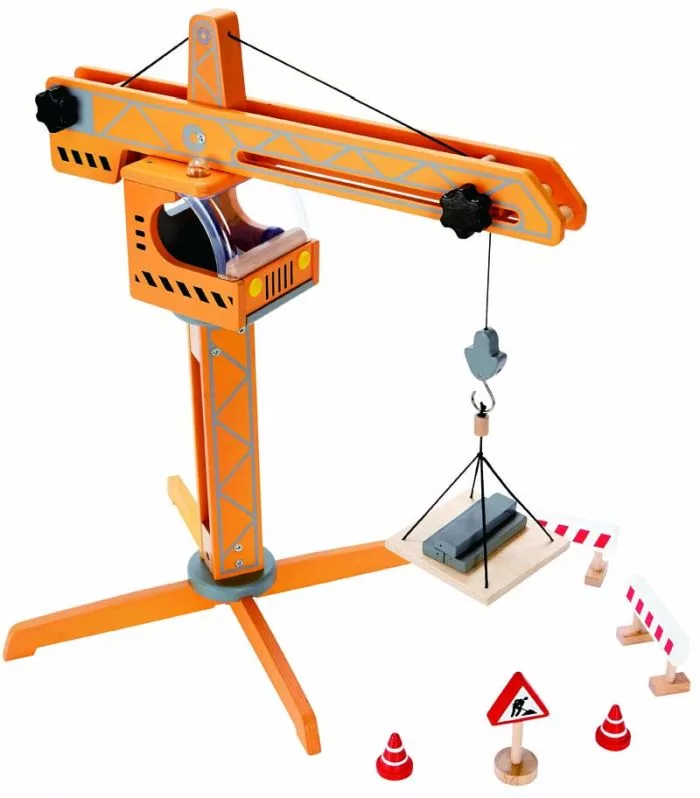 Hape Crane Lift E3011 Μεγάλος Ανυψωτικός Γερανός 10τεμ 3 jpgel jpeg