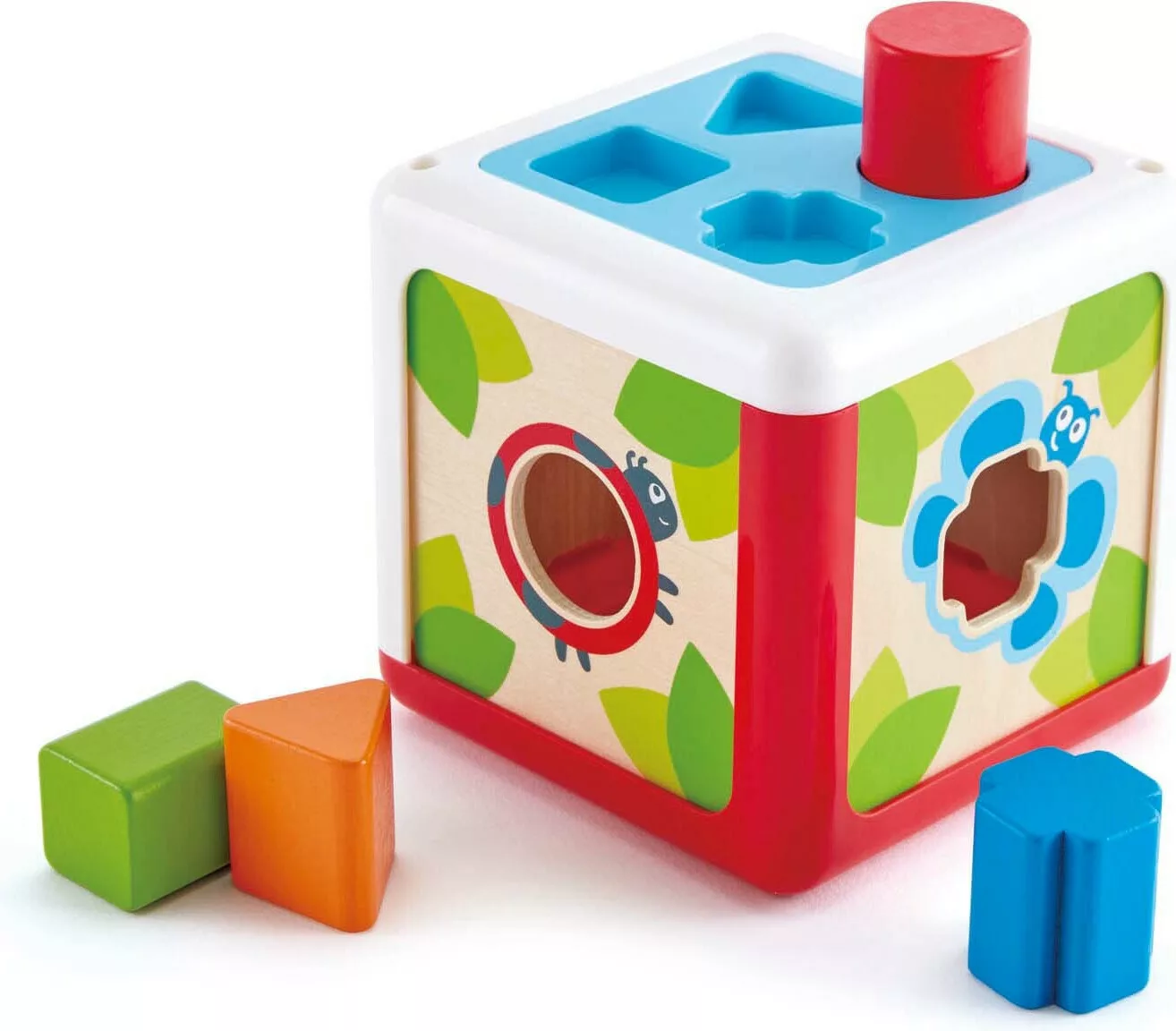 Hape Early Explorer Shape Shorting Box E0507 Κύβος Μαθαίνω Τα Σχήματα 5 Τεμ. 1 jpeg
