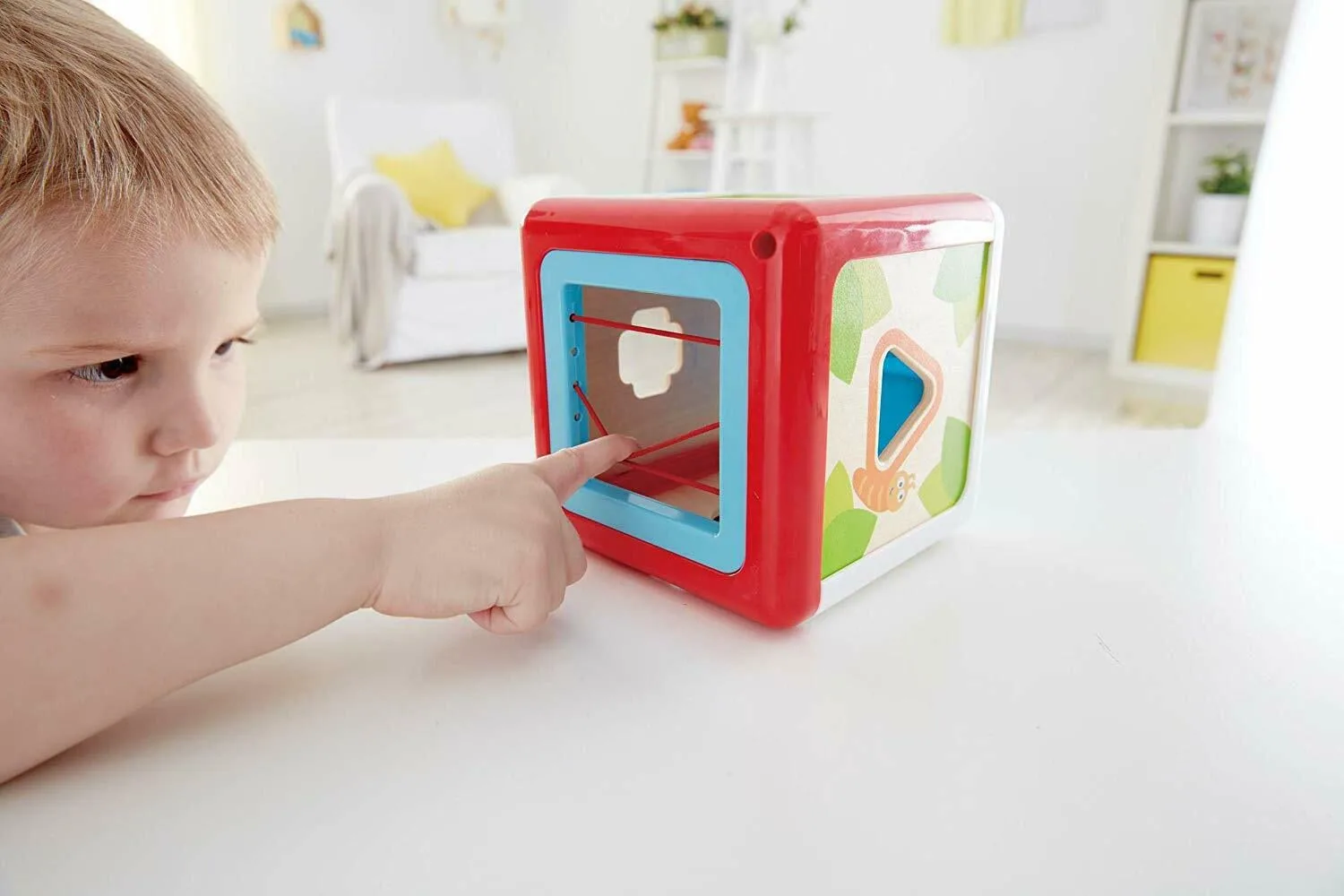 Hape Early Explorer Shape Shorting Box E0507 Κύβος Μαθαίνω Τα Σχήματα 5 Τεμ 2 jpegel