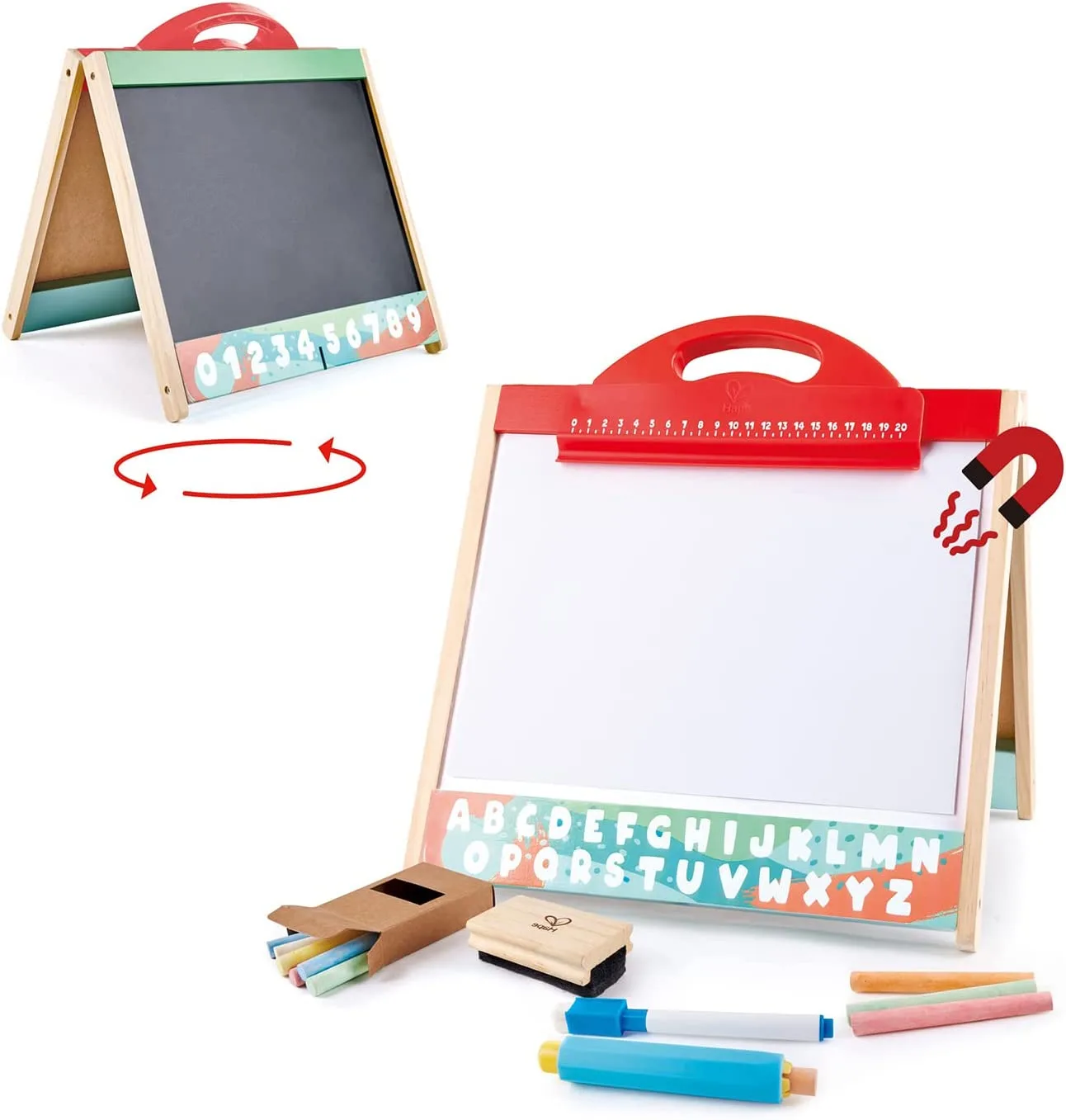 Hape_Early_Explorer_Ξύλινος_Πίνακας_Store___Go_Easel__1_