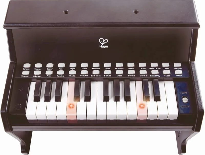 Hape_Learn_With_Lights_Piano,Black_-_Ηλεκτρικό_Πιάνο_Για_Εκμάθηση_Με_Φωτιζόμενα_Πλήκτρα__E0627A___1_