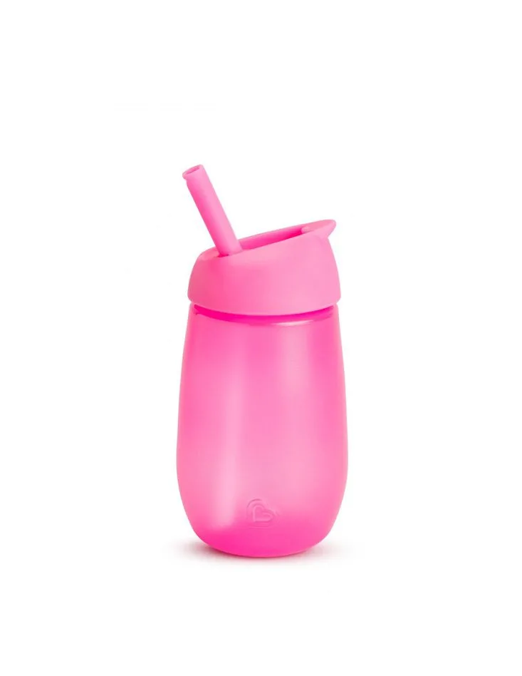 Munchkin_Παιδικό_Ποτηράκι_Simple_Clean_από_Πλαστικό_Ροζ_296ml_για_12m___1_