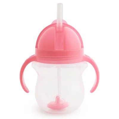 Εκπαιδευτικό ποτηράκι με καλαμάκι - Click Lock Tip & Sip Cup Pink