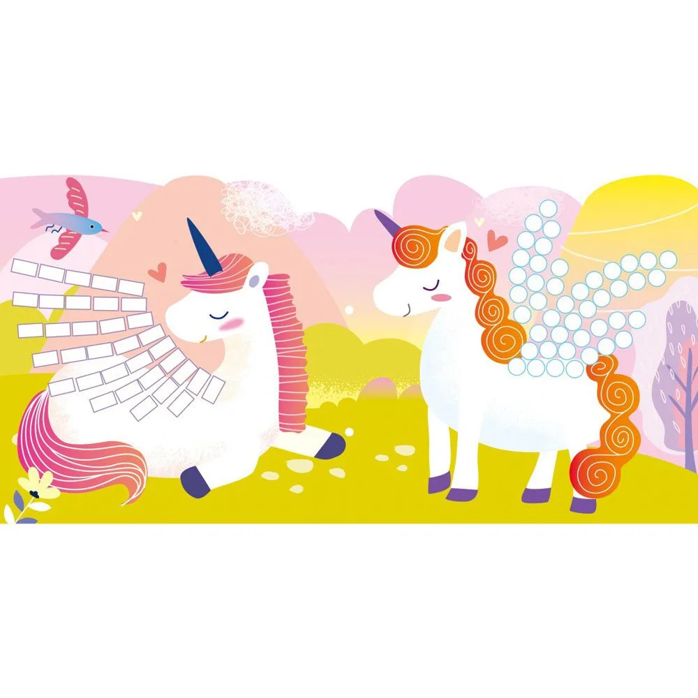 Μωσαϊκό Create my 1st Story Book Unicorns 3 jpgel