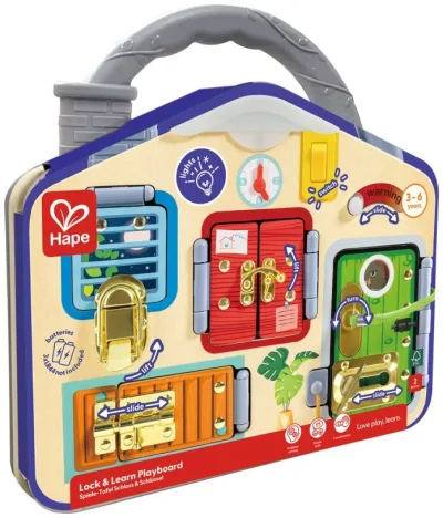 Ξύλινο Lock & Learn Playboard