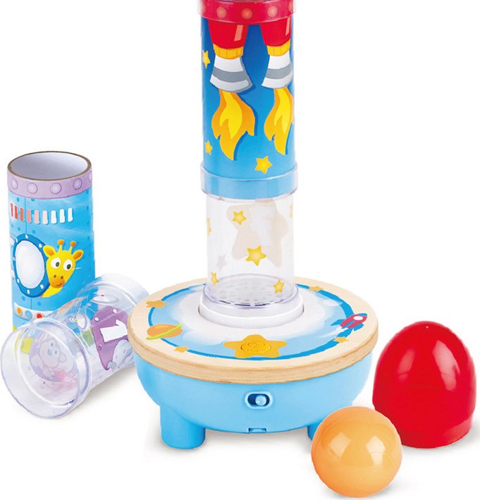Ξύλινος Πύραυλος Early Explorer Ball Air Stacker (1)