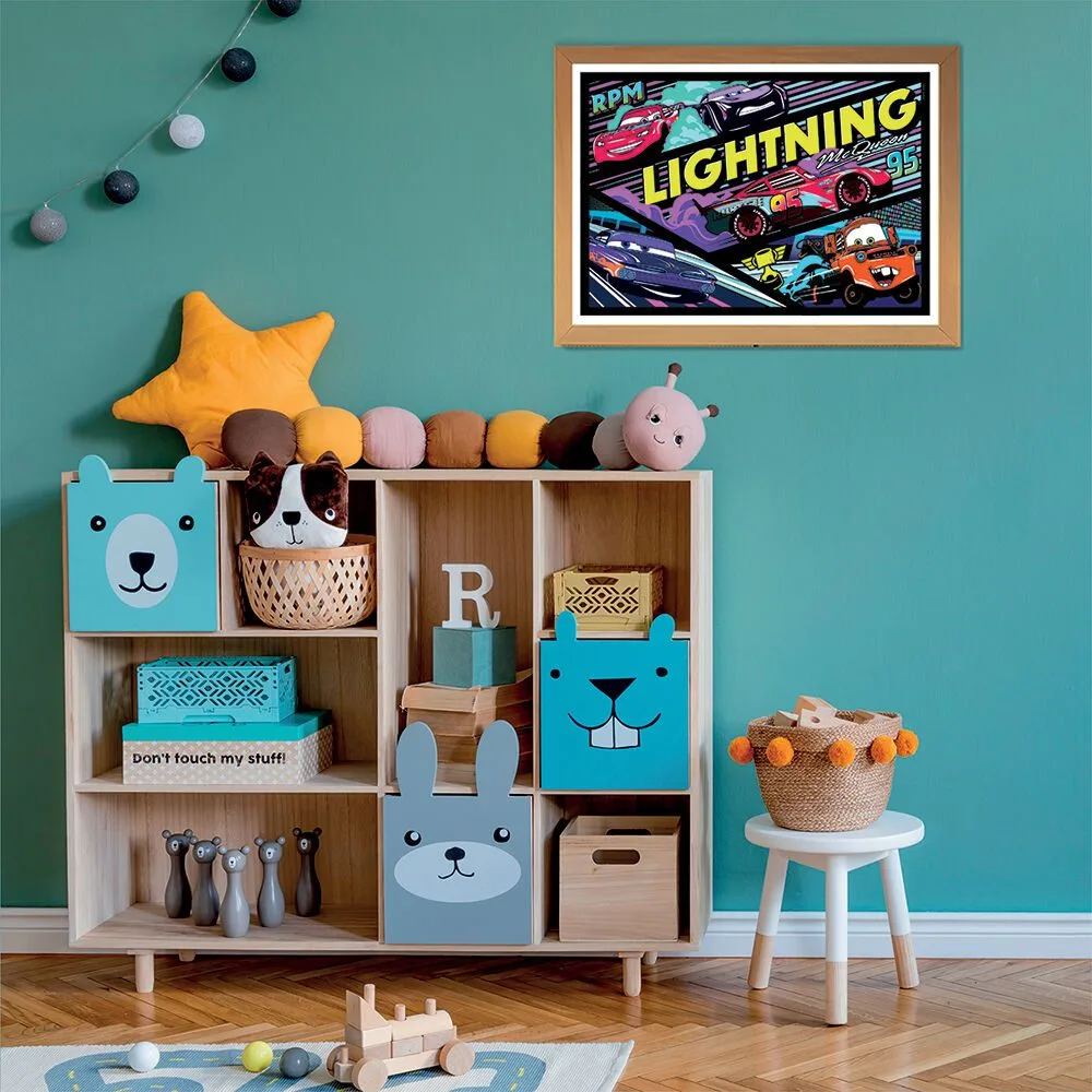Clementoni Παιδικό Παζλ Glowing Lights Disney Cars Glow Racers 104 τμχ 4