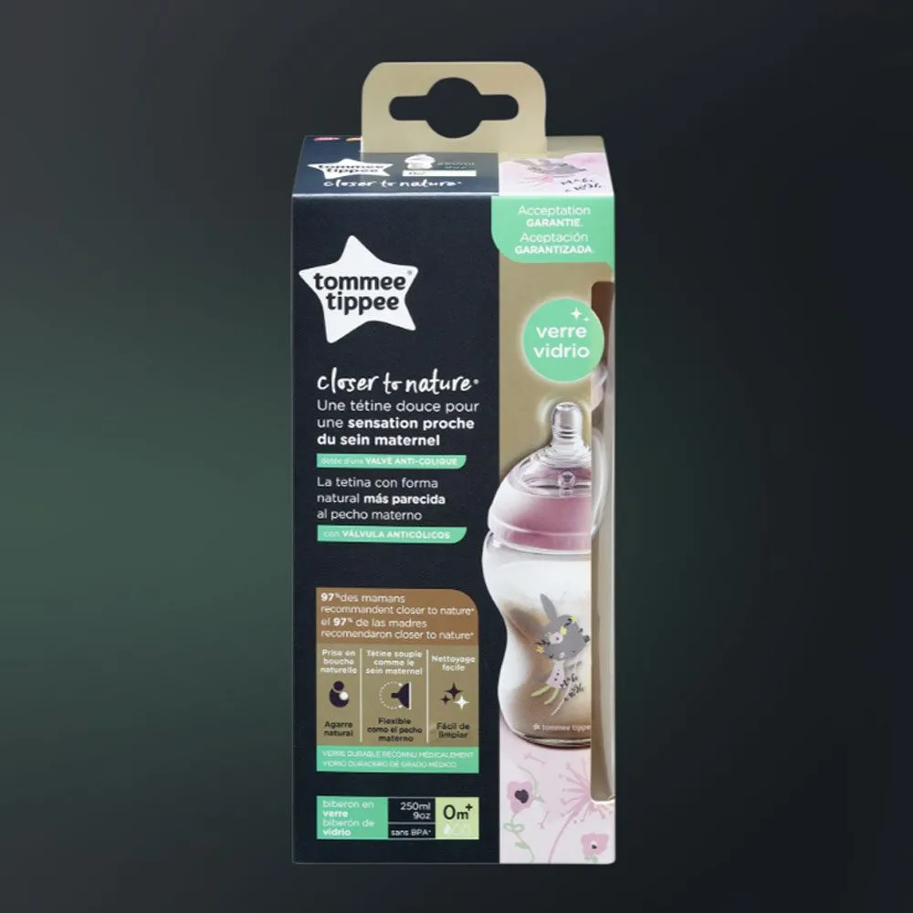 Γυάλινο_μπιμπερό_Closer_to_Nature_250ml_-_Αργής_Ροής_Girl___2_