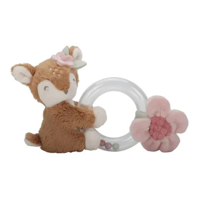 Υφασμάτινη κουδουνίστρα ελαφάκι με κρίκο Fairy Garden GRS