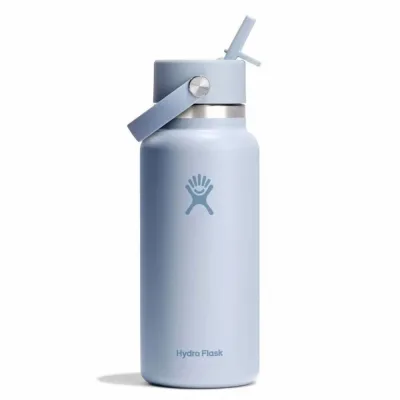 Θερμός Hydro Flask Wide Mouth with Flex Straw Cap 1L - Surf