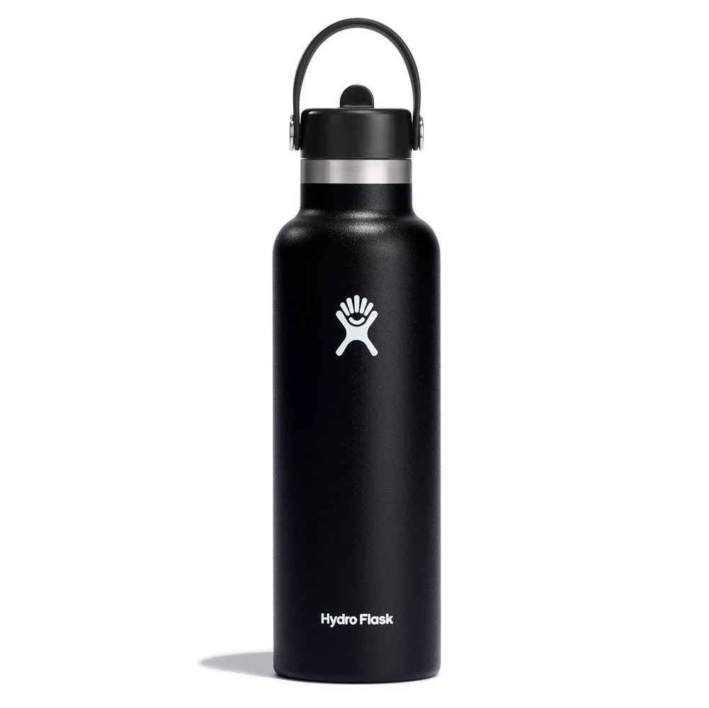 Θερμός_Hydro_Flask_Standard_Mouth_with_Flex_Straw_Cap_600ml_-_Black Θερμός Hydro Flask Standard Mouth with Flex Straw Cap 600ml Black