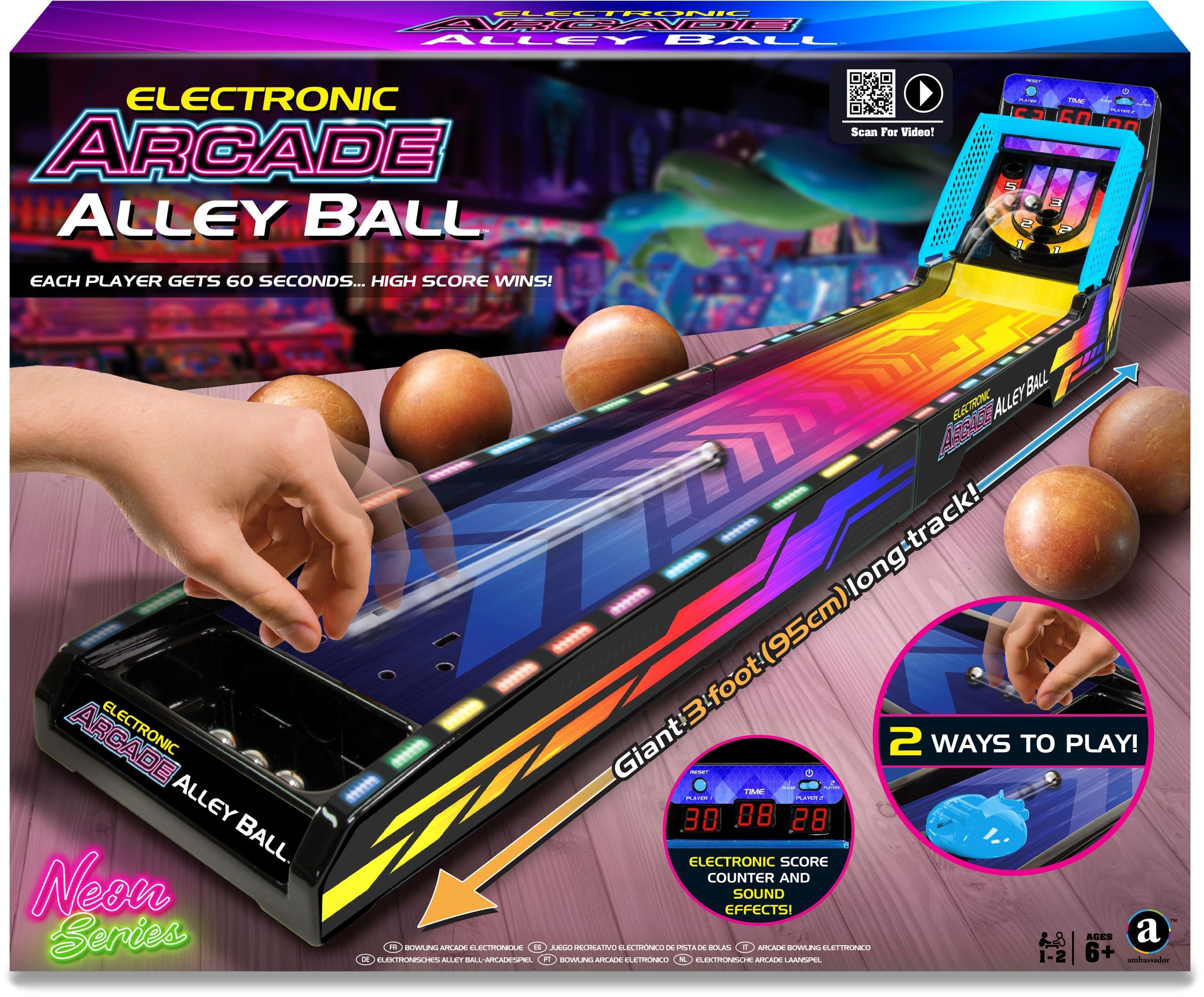 MAM Alley Ball Electronic Arcade Neon Series (GA1903B) (3)