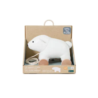 Nathan the pull along polar bear
