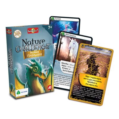 Παιχνίδι Με Κάρτες Nature Challenge Μυθικά Πλασματά Για Ηλικίες 7+ Χρονών Και 2-6 Παίκτες