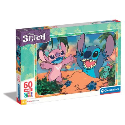 Παιδικό Παζλ Maxi Supercolor Disney Stitch 60 τμχ