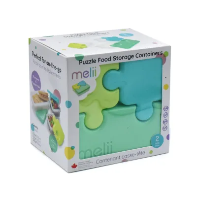 Melli – Φαγητοδοχείο Puzzle Bento 2 τεμάχια – Boys