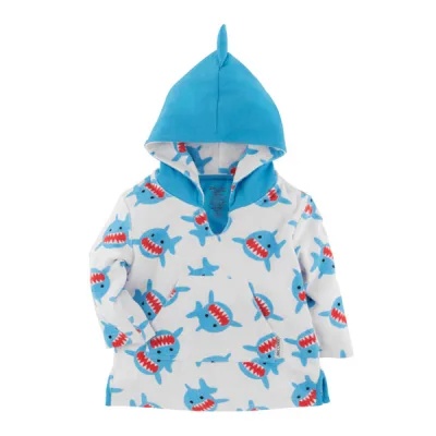 Swim Coverup UPF50  Shark 0-12 μηνών