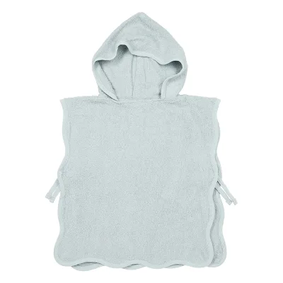 Meyco Πόντσο Μπάνιου Wavy – grey blue – 1-3 years
