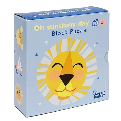 Oh Shiny day block puzzle 9 pcs / 2 yrs