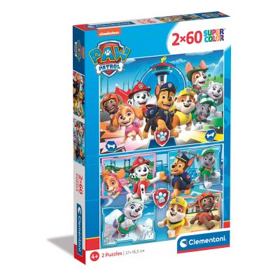 Παιδικό Παζλ Supercolor Nickelodeon Paw Patrol 2x60 τμχ