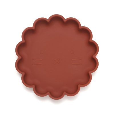Petit Monkey – Πιάτο Σιλικόνης Lion - Baked Clay