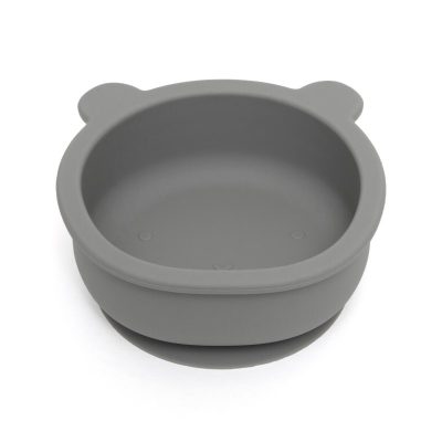 Petit Monkey – Μπολ σιλικόνης Bear - Pewter Green