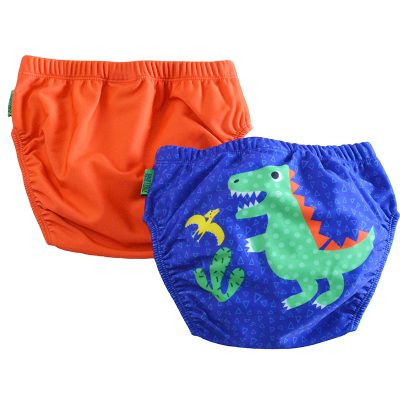 Zoocchini Μαγιώ Πάνα (2pcs Σετ) – Dinosaur