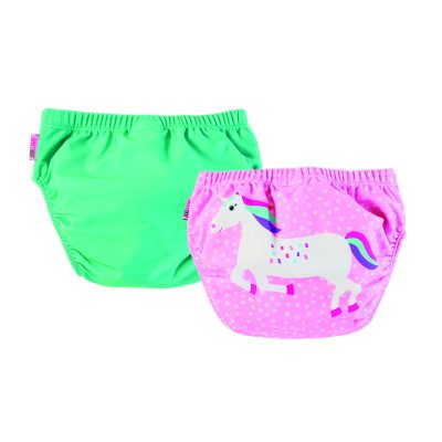 Zoocchini Μαγιώ Πάνα (2pcs Σετ) – Unicorn