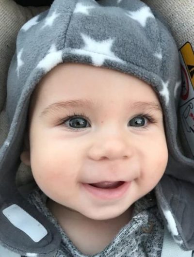 Minene Σκουφάκι Fleece Olive Green Star