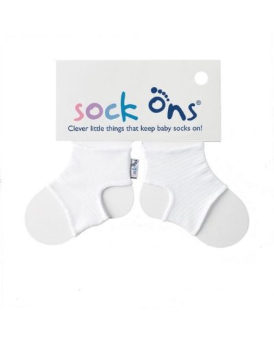 Sock Ons – Για να μην βγάζει τις κάλτσες του (0-6 μηνών) - Λευκό
