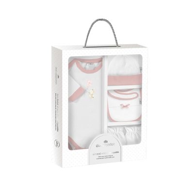 Don Algodon Bunny Σετ Δώρου 5 τμχ (0-6 μηνών) Pink