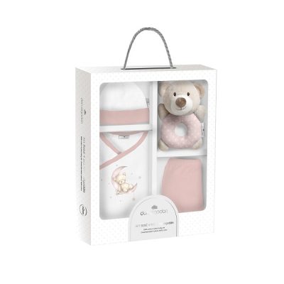 Don Algodon Bear Σετ Δώρου 4 τμχ (0-6 μηνών) Pink