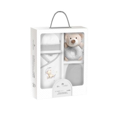 Don Algodon Bear Σετ Δώρου 4 τμχ (0-6 μηνών) Grey