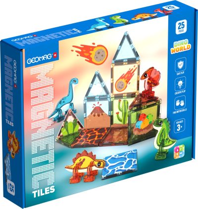 Μαγνητικό Παιχνίδι - Magnetic Tiles Dino World 25pcs.