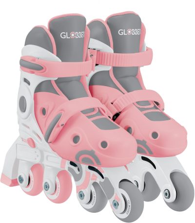 Globber Inline Roller Skates 2 In 1 No 30-33 Pastel Pink