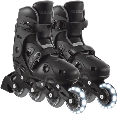Globber Inline Skates Lights No 34-37 Black