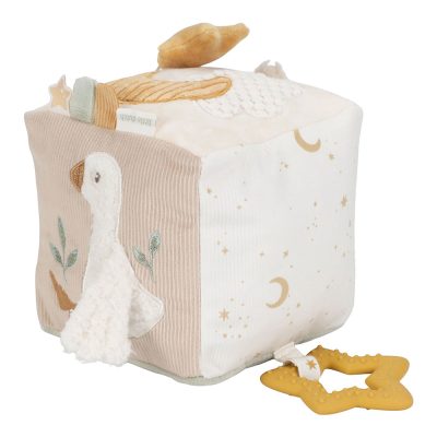 Υφασμάτινος κύβος δραστηριοτήτων Newborn Naturals GRS