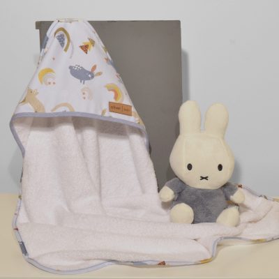 Mπουρνούζι κάπα 75χ75 Oliver Baby ΣΙΕΛ  450 grs/sqm Oliver Baby