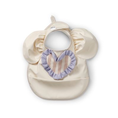 Βρεφική Σαλιάρα με τσέπη Oat White