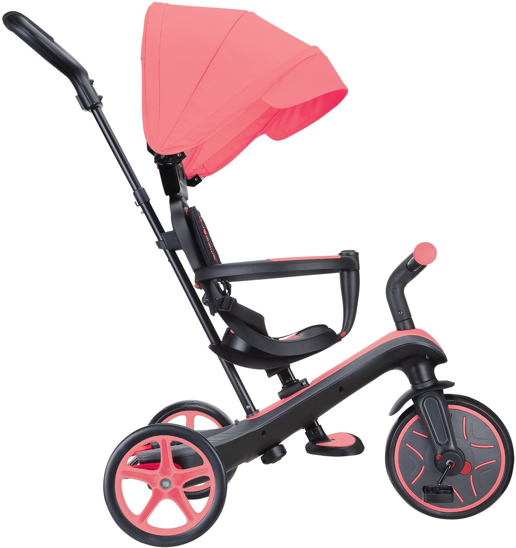 Globber Τρίκυκλο Trike Explorer 4 In 1 Coral Pink (634-110) (1)
