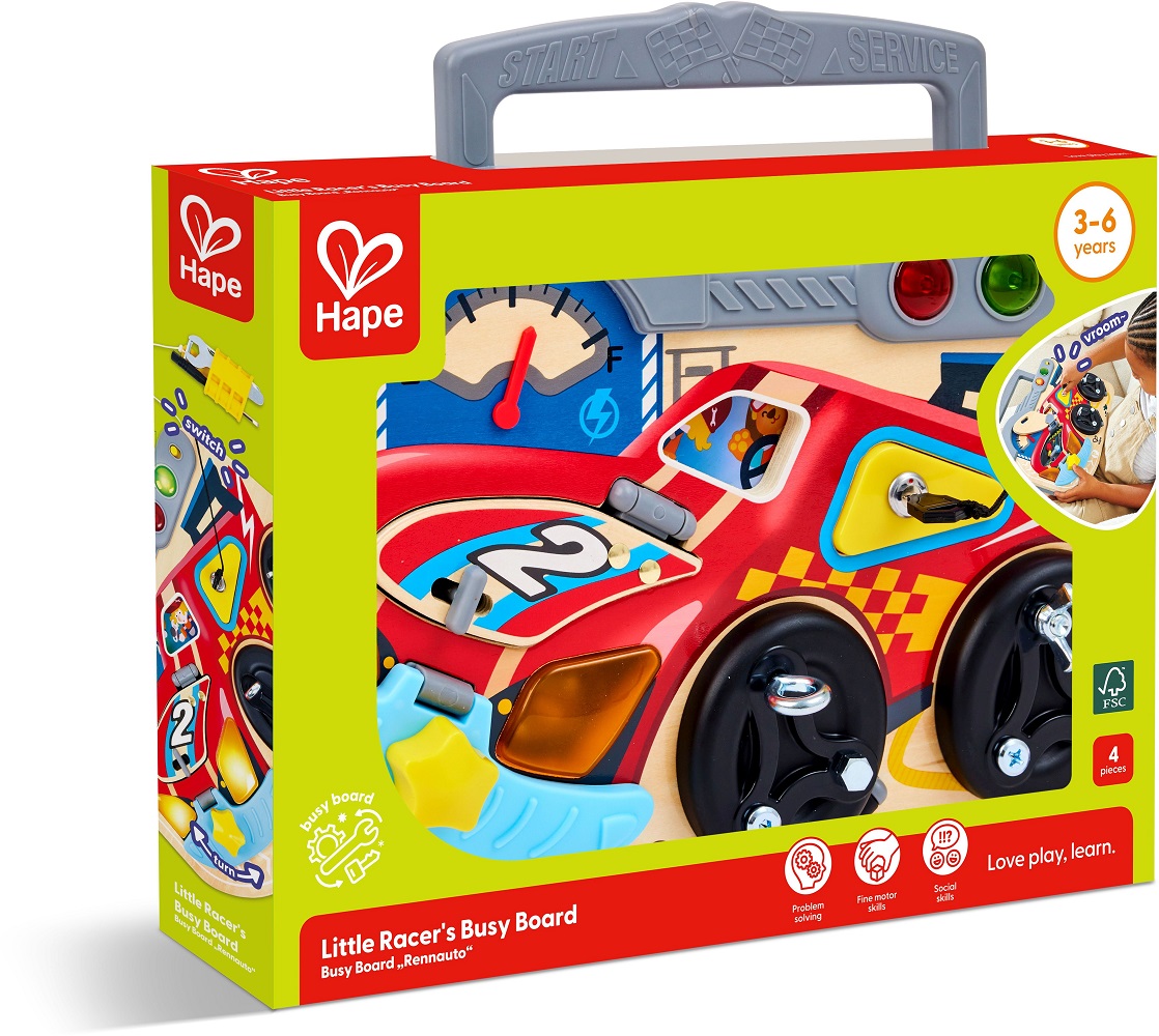 Hape Early Explorer Ξύλινο Little Racer's Board (E1120) (2)