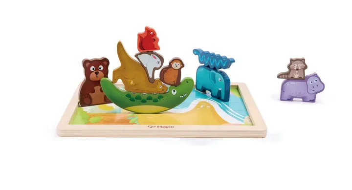 Hape Happy Puzzles Ξύλινο Παζλ Ζωάκια Animal Kingdom Puzzle (E1656) (3)
