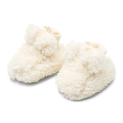Βρεφικά μποτάκια αγκαλιάς Teddy Off White - Νο 2 (3-9 μηνών)